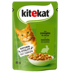 KITEKAT GATTO CONIGLIO IN SALSA GR.85