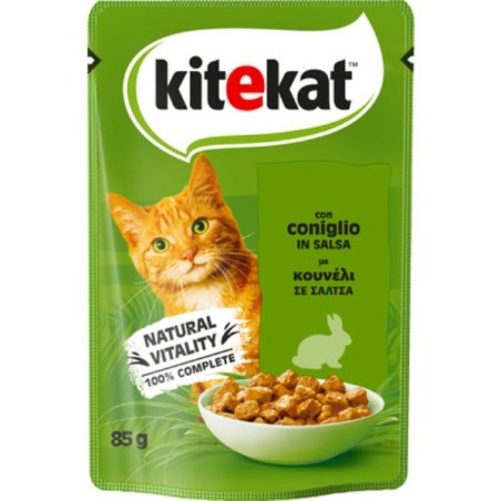 KITEKAT GATTO CONIGLIO IN SALSA GR.85