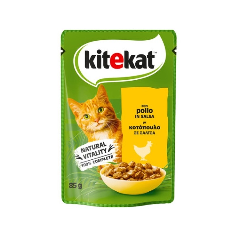 KITEKAT GATTO POLLO IN SALSA GR.85