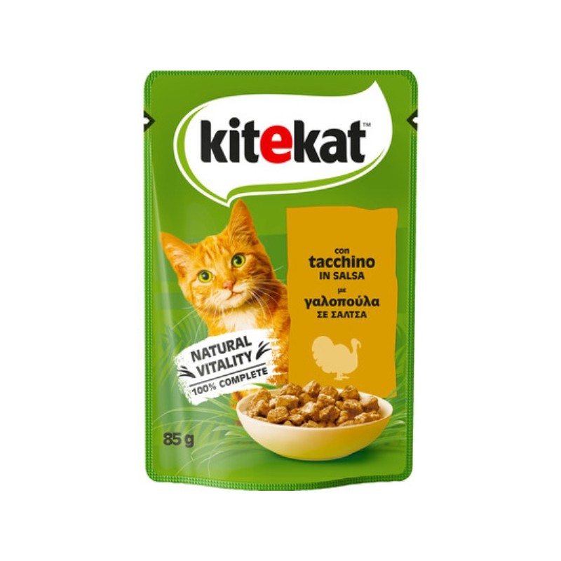 KITEKAT GATTO TACCHINO IN SALSA GR.85