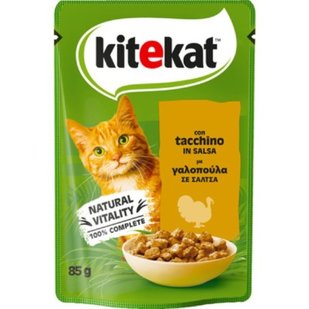 KITEKAT GATTO TACCHINO IN SALSA GR.85