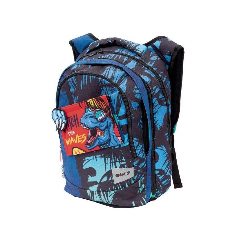 GO POP ZAINO ESTENSIBILE T-REX ROUND 22-23