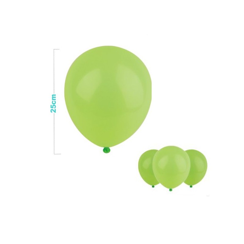 PALLONCINO VERDE 1,5GR 25CM 20PZ