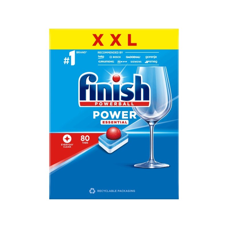 FINISH POWER BALL POWER ESSENTIAL 80PZ