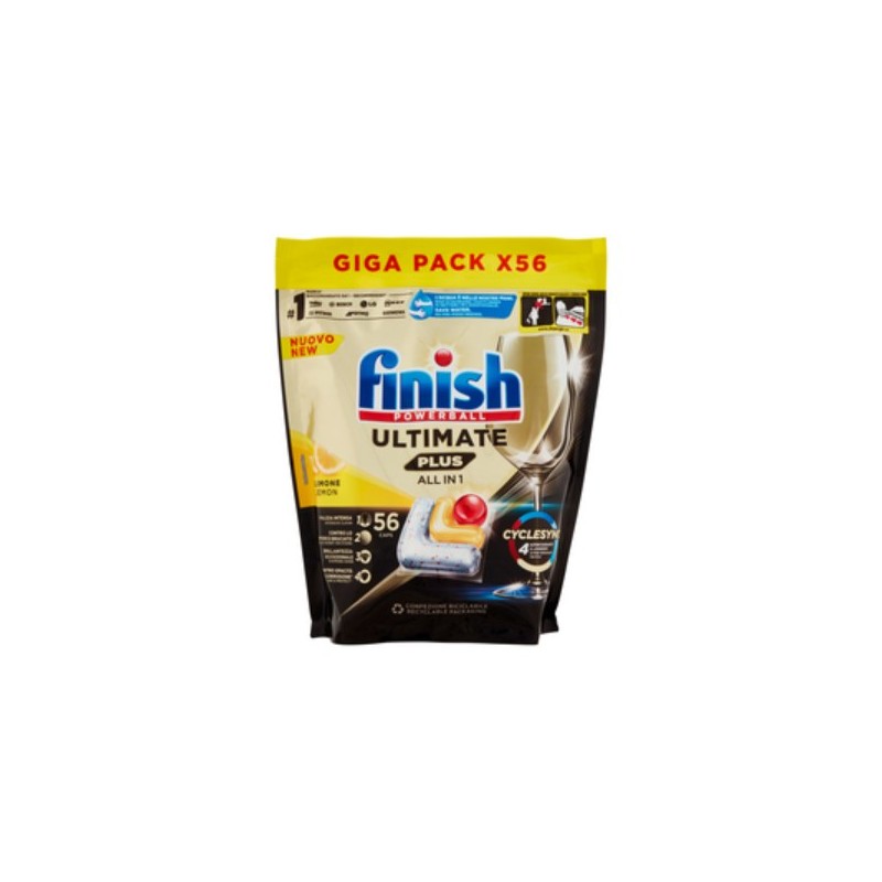 FINISH TABS ULTIMATE PLUS LIMONE 56PZ