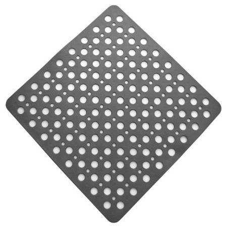 TAPPETO DOCCIA ANTISCIVOLO GRIGIO 54X54CM