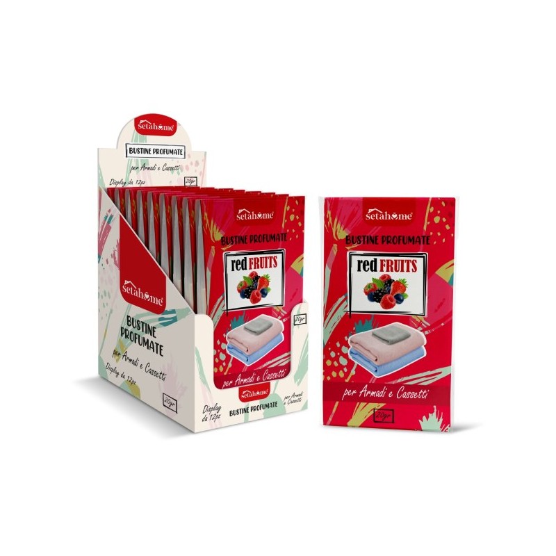 BUSTINE PROFUMATE PER ARMADI E CASSETTI REDFRUIT
