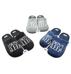 PANTOFOLA UOMO 41/46 3 ASS 3606