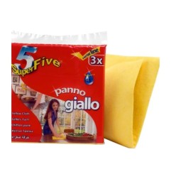 SUPER FIVE PANNO GIALLO 3PZ