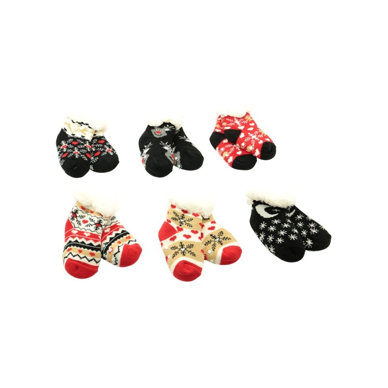 CALZINI ANTISCIVOLO BABY 6ASS M.HH2023