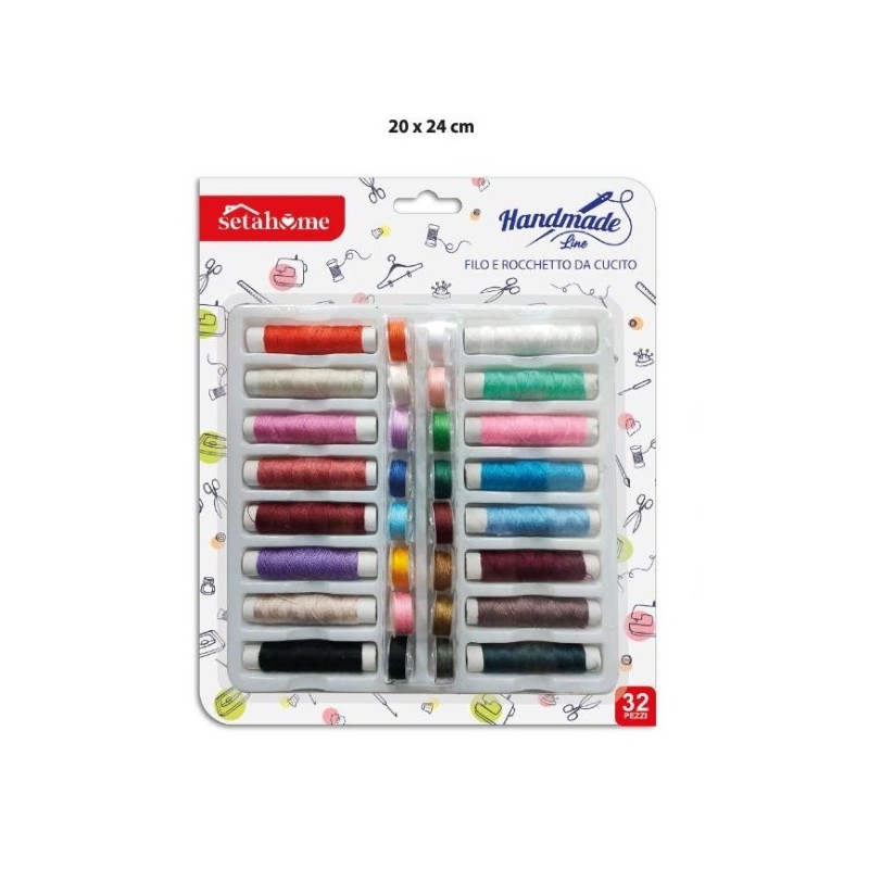 KIT CUCITO FILO E ROCCHETTI