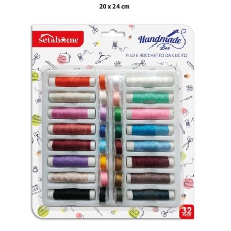KIT CUCITO FILO E ROCCHETTI