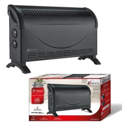 TERMOCONVETTORE DA TERRA NERO 1800W