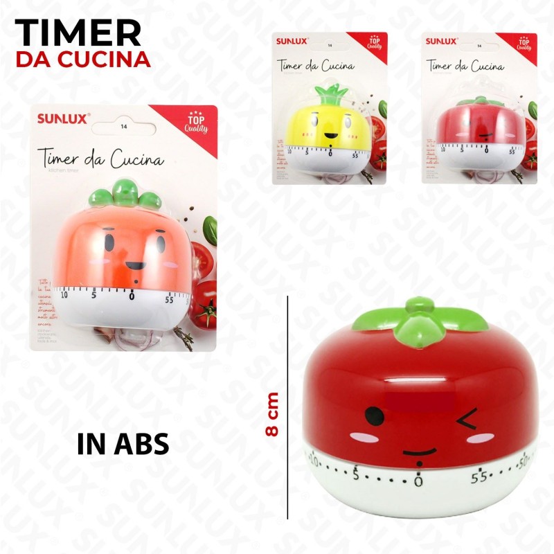 TIMER DA CUCINA VERDURA ASS. 8CM