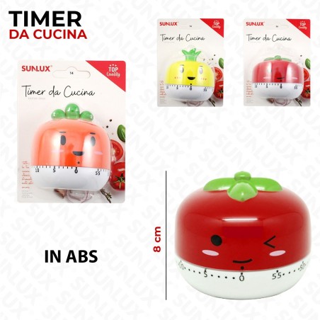 TIMER DA CUCINA VERDURA ASS. 8CM