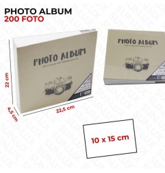 ALBUM FOTO 10X15CM 200FOTO