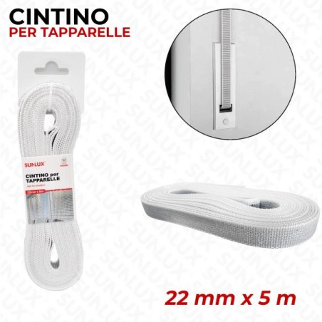 SUNLUX CINTINO PER TAPPARELLE 22MMX5MT