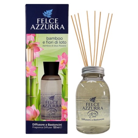 FELCE AZZURRA DIFFUSORE BASTONCINI BAMBOO E F.LOTO