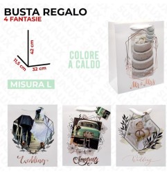 SUNLUX BUSTA REGALO COLORE A CALDO 32X42X11,5CM