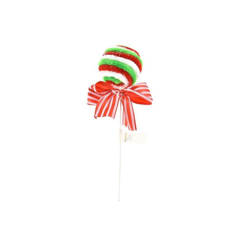 PICK SFERA CANDY VERDE/ROSSO 23CM M.2328