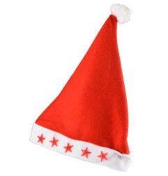 CAPPELLO BABBO NATALE C LUCI