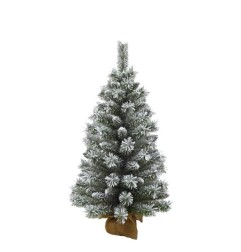 ALBERO POLAR INNEVATO 80CM BASE JUTA T