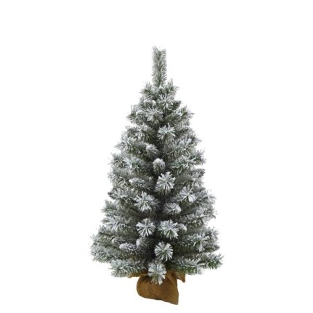 ALBERO POLAR INNEVATO 80CM BASE JUTA T