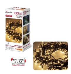 FILO A BATTERIA LED 100 BIANCO