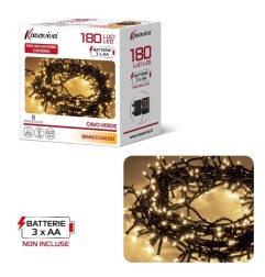 FILO A BATTERIA LED 180 BIANCO