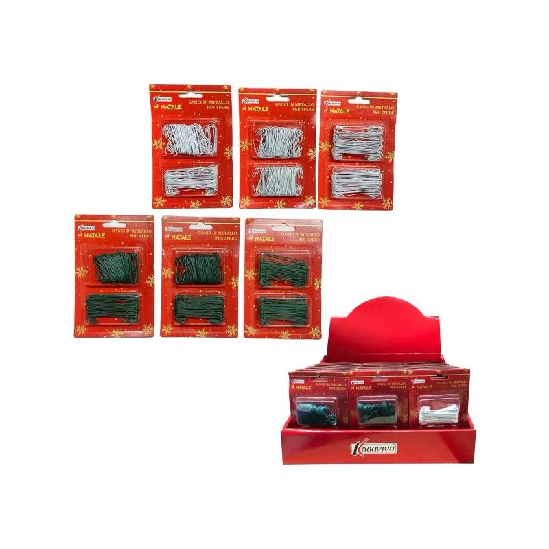 GANCI METALLO PER SFERE MISURE ASS