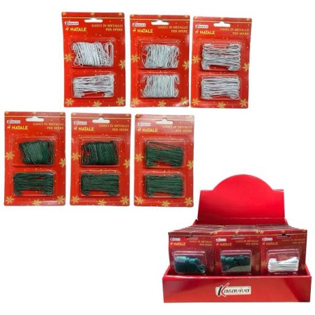 GANCI METALLO PER SFERE MISURE ASS