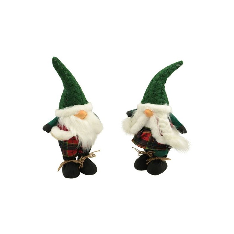 GNOMO SCOZZESE 12X9X35CM 2ASS DES.08A