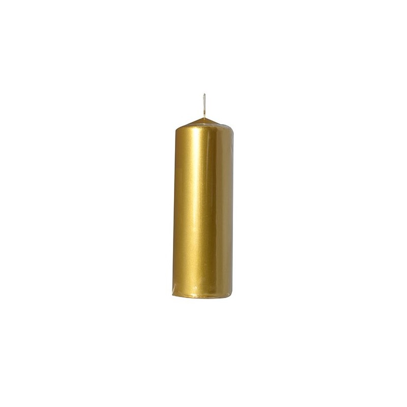 CANDELA PILLAR DIA.5XH.15CM ORO