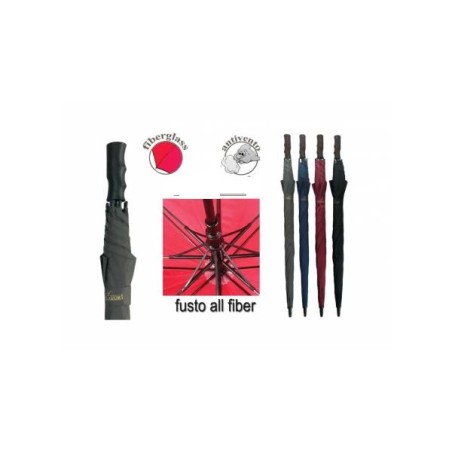 OMBRELLO GOLF ALL FIBER PONGE MANICO ERGONOMICO