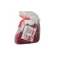 STIVALE CROCHET ROSSO CON BORDO + PONPON+1 STROFINACCIO