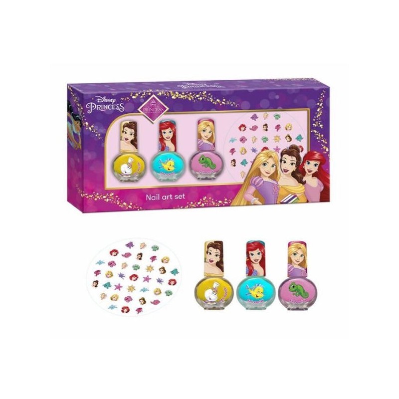 DISNEY PRINCESS SET SMALTI E DECORAZIONI UNGHIE