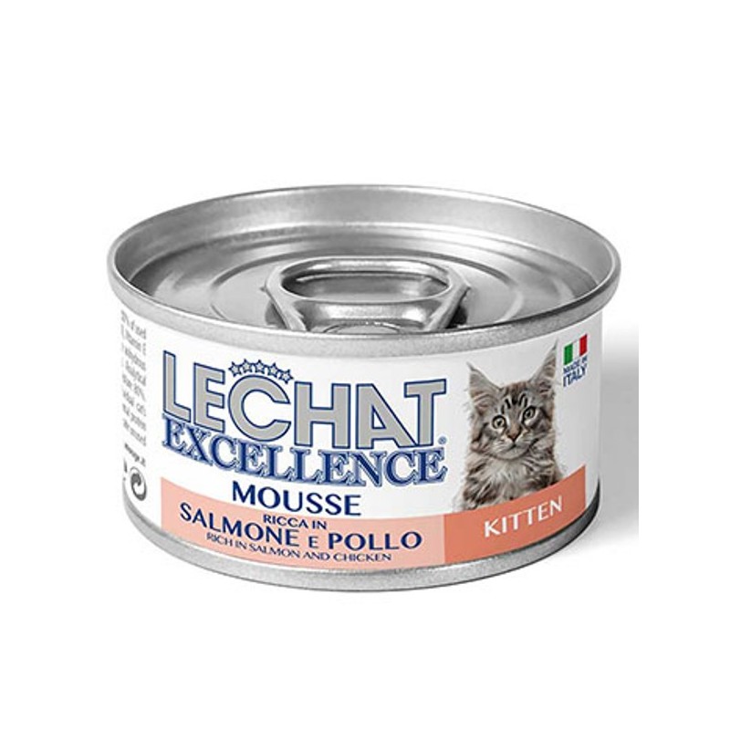 MOUSE GATTO LECHAT EXCELLENCE SALMONE E POLLO 85 G