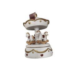 CARILLON CON CAVALLINI IN POLIRESINA