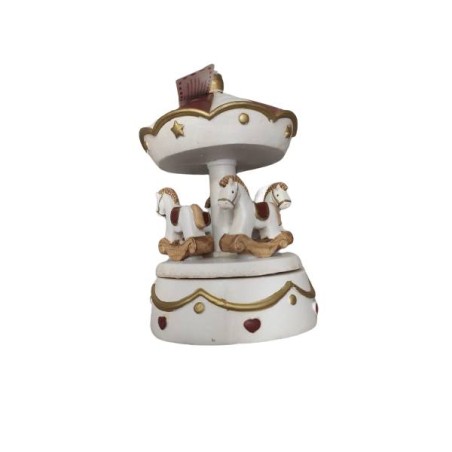 CARILLON CON CAVALLINI IN POLIRESINA