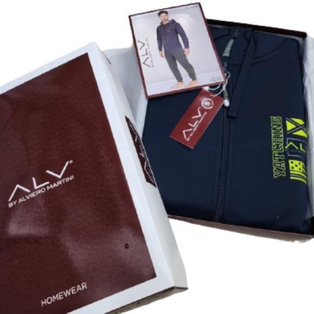 TUTA UOMO ALVIERO MARTINI FELPA FULL ZIP CON CAPPUCCIO