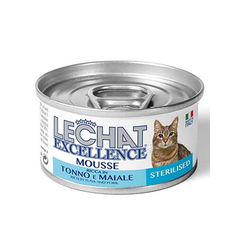 MOUSE GATTO LECHAT EXCELLENCE TONNO E MAIALE 85 GR