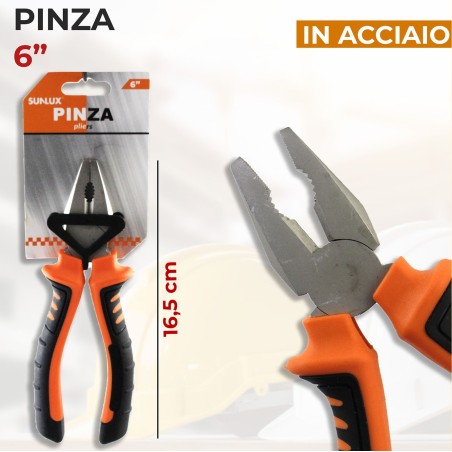 PINZA SUNLUX 6 CM 6 PZ