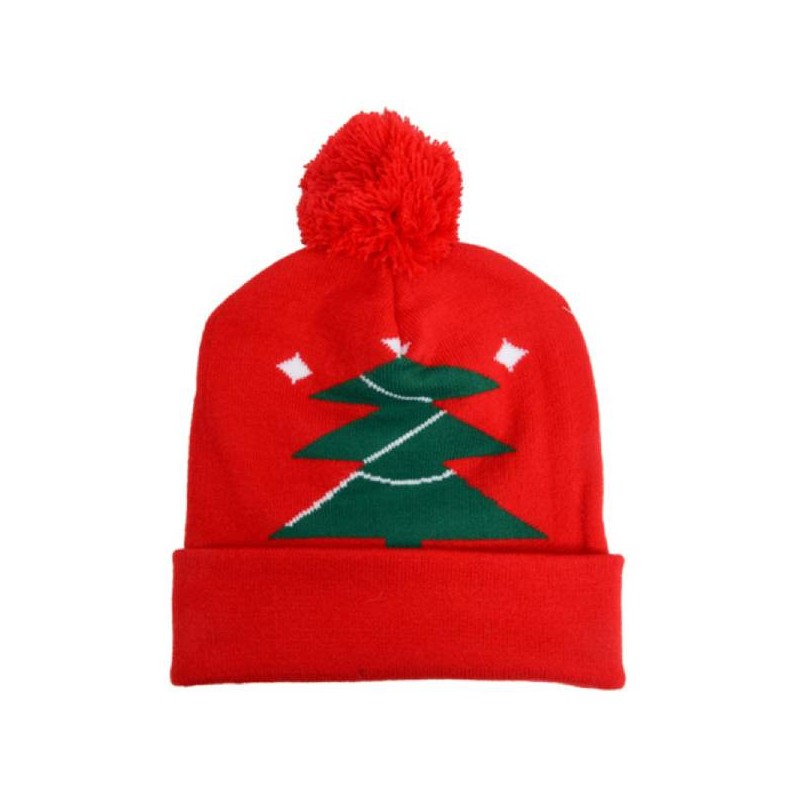 CAPPELLO CON PON PON ALBERO 21X26CM