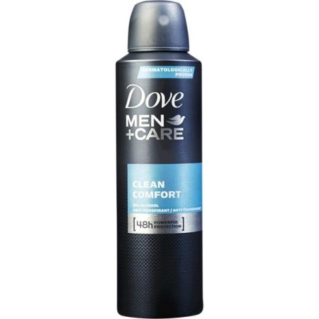 DOVE DEO SPRAY 150 ML MEN CLEAN CONFORT