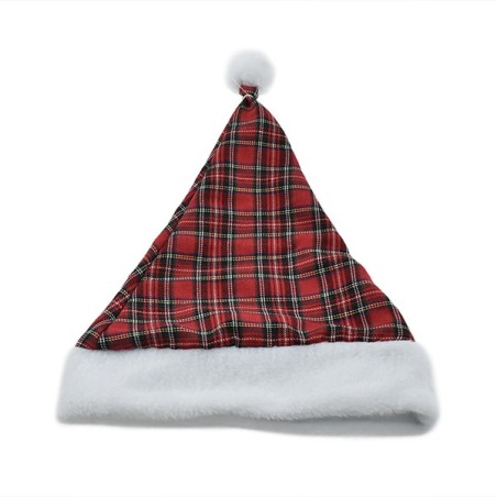 CAPPELLO NATALE SCOZZESE 28X38CM