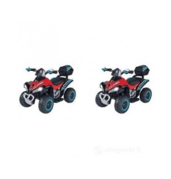 MINI QUAD RACING 6V DELUXE ROSSO 1188-A-