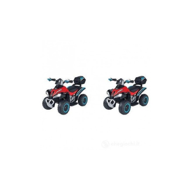 MINI QUAD RACING 6V DELUXE ROSSO 1188-A-