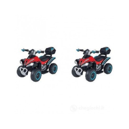 MINI QUAD RACING 6V DELUXE ROSSO 1188-A-