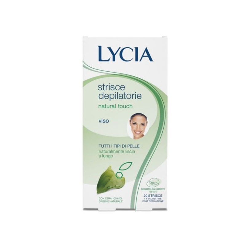 *LYCIA STRISCE DEPILATORIE VISO NATURAL TOUCH 20PZ