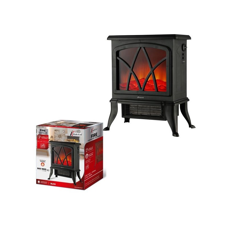 CAMINETTO ELETTRICO FIRE 1800W